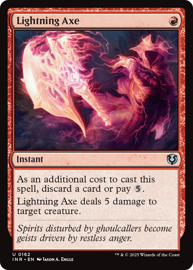 Lightning Axe [Innistrad Remastered] | Card Merchant Takapuna