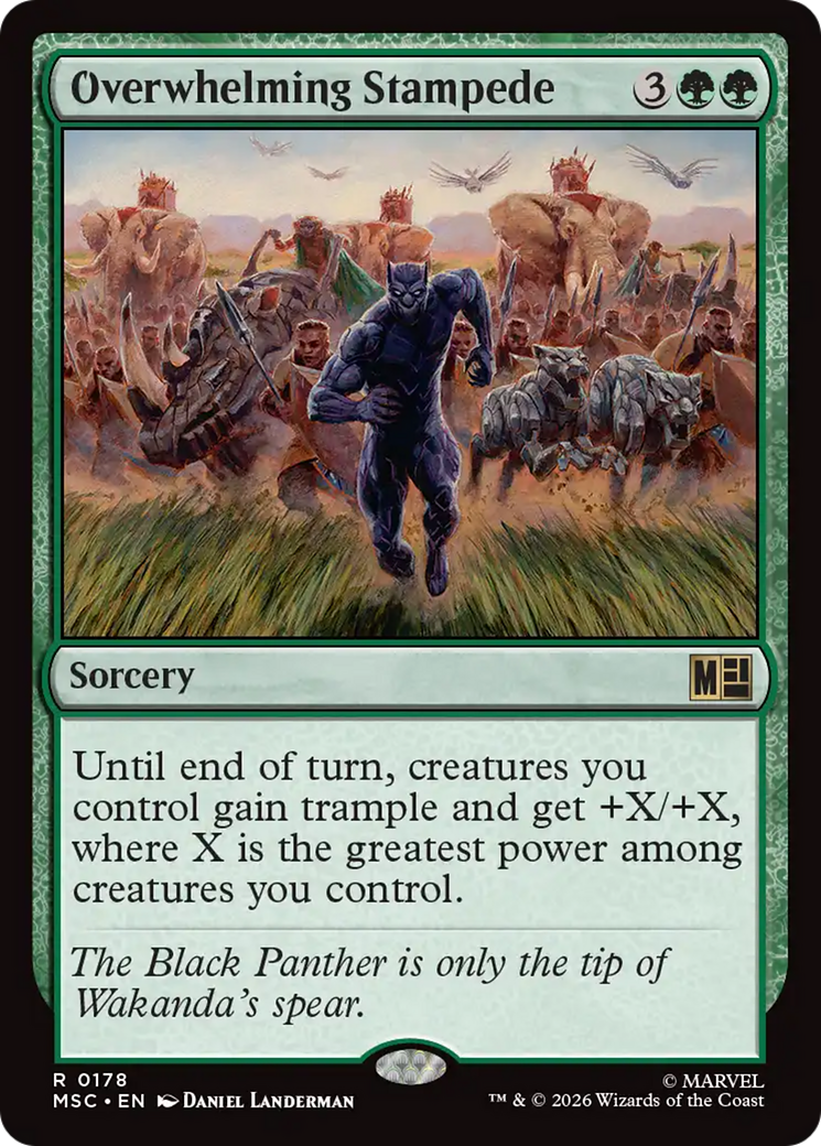 Overwhelming Stampede [Marvel Super Heroes Commander] | Card Merchant Takapuna