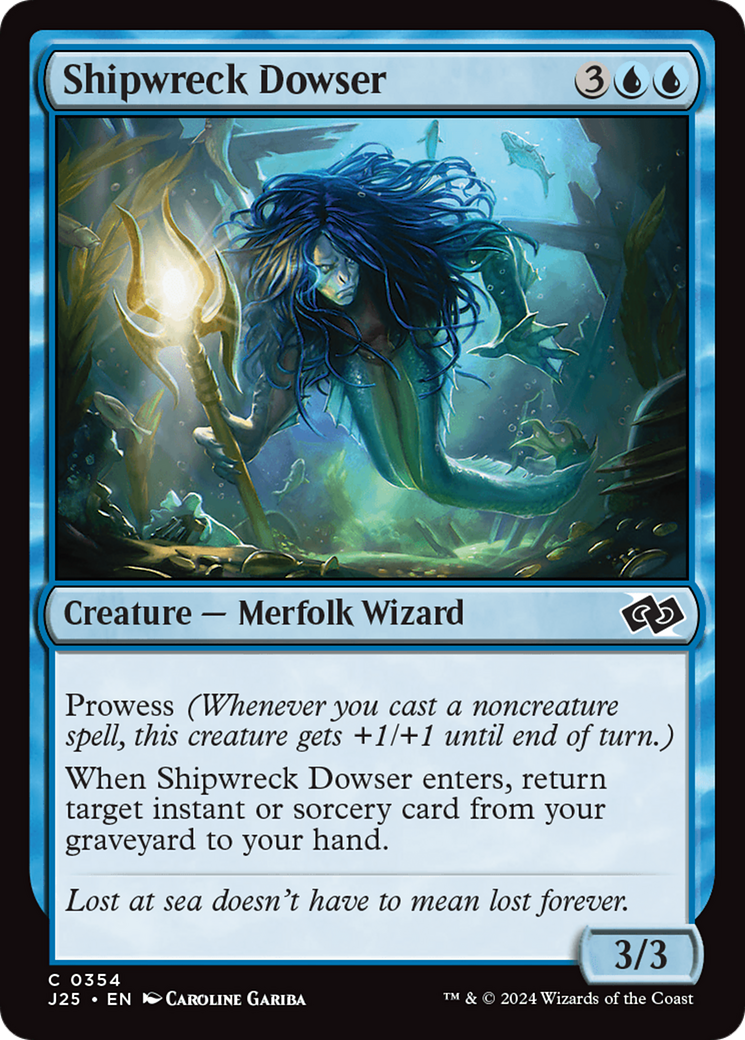 Shipwreck Dowser [Foundations Jumpstart] | Card Merchant Takapuna