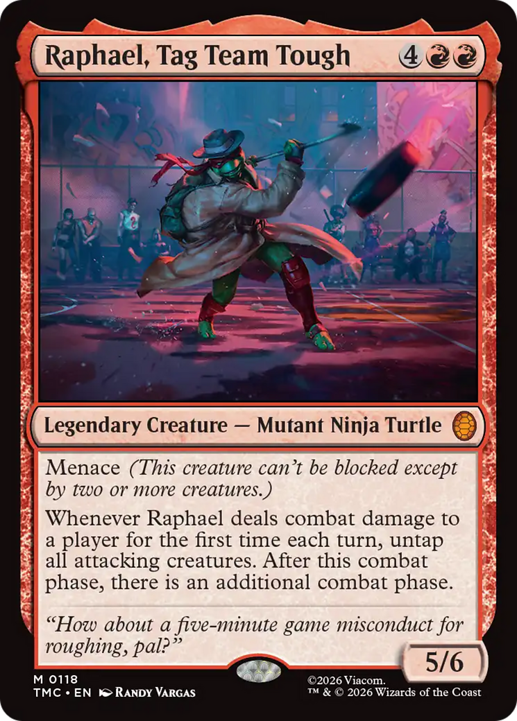 Raphael, Tag Team Tough [Teenage Mutant Ninja Turtles Commander] | Card Merchant Takapuna