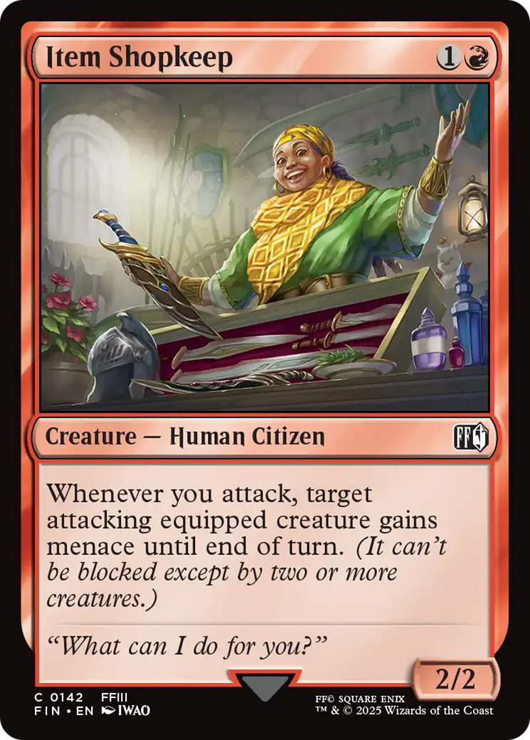 Item Shopkeep [FINAL FANTASY] | Card Merchant Takapuna