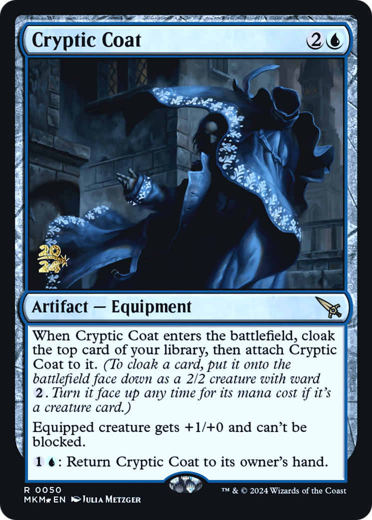 Cryptic Coat [Murders at Karlov Manor Prerelease Promos] | Card Merchant Takapuna