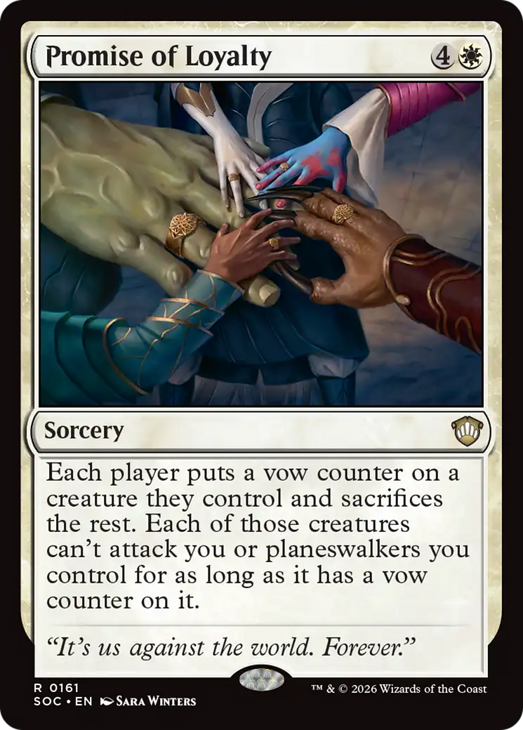 Promise of Loyalty [Secrets of Strixhaven Commander] | Card Merchant Takapuna