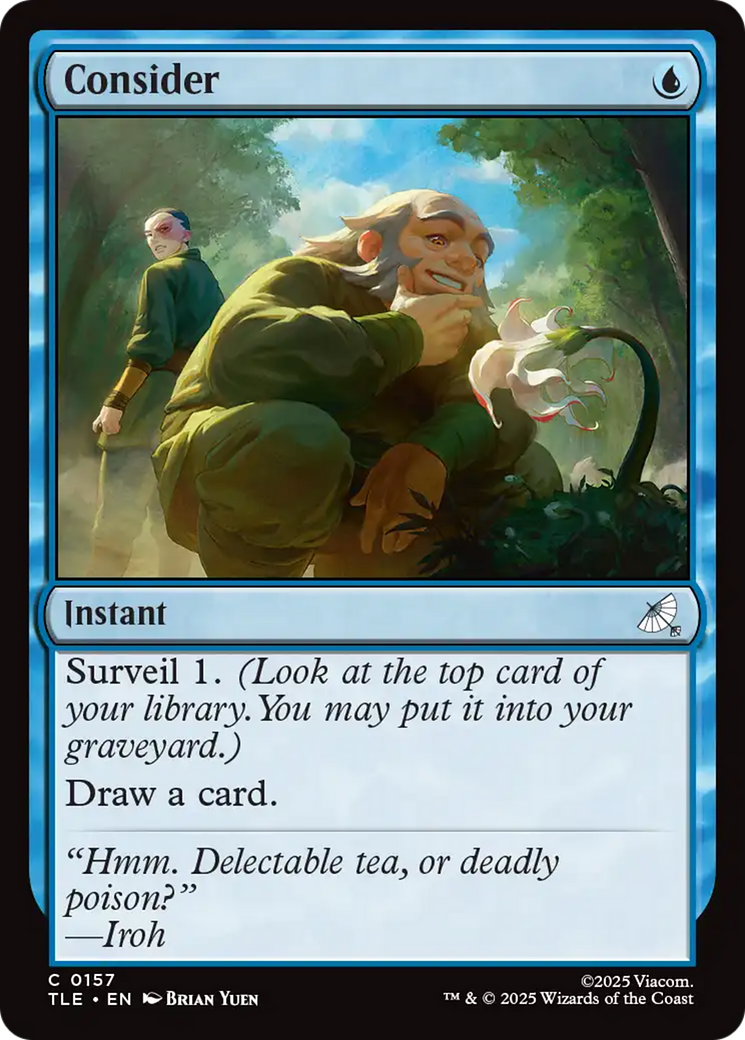 Consider [Avatar: The Last Airbender: Eternal-Legal] | Card Merchant Takapuna