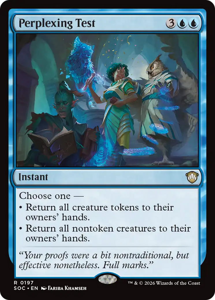 Perplexing Test [Secrets of Strixhaven Commander] | Card Merchant Takapuna
