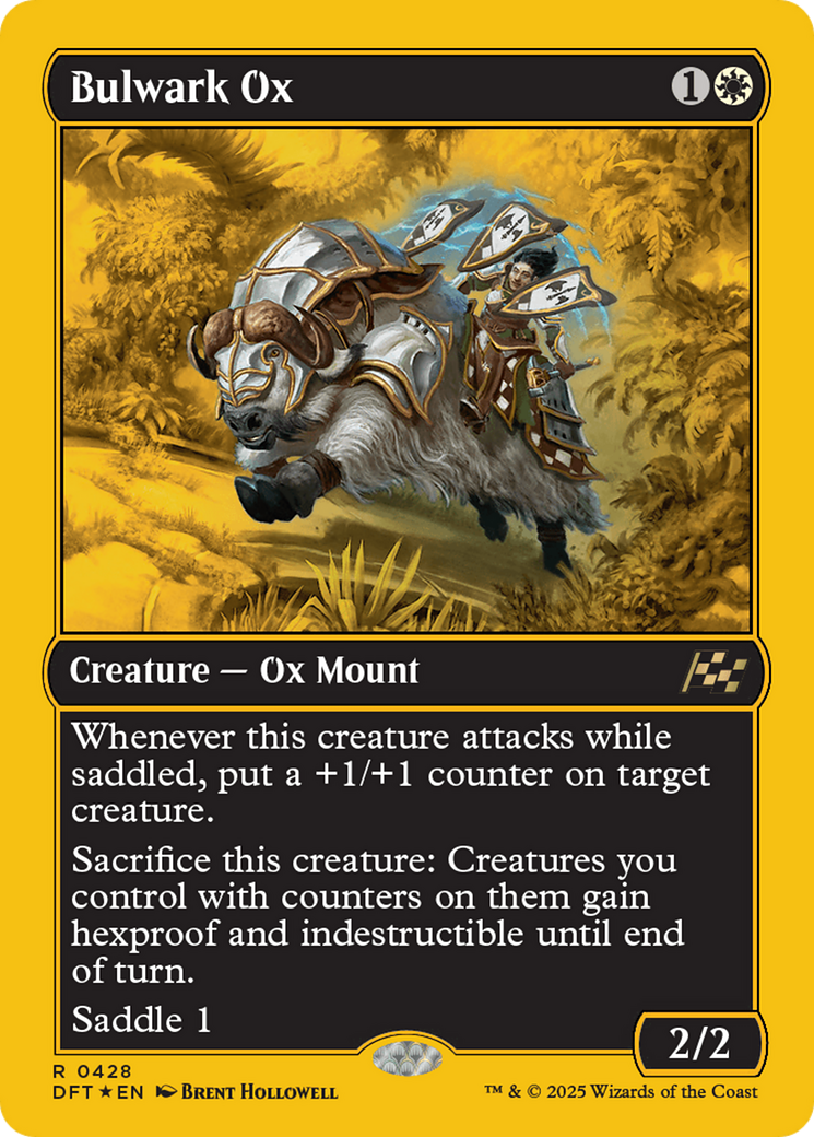 Bulwark Ox (First-Place Foil) [Aetherdrift] | Card Merchant Takapuna