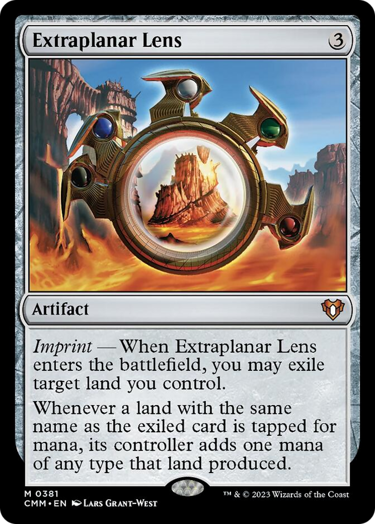 Extraplanar Lens [Commander Masters] | Card Merchant Takapuna