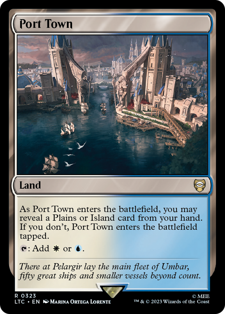 Port Town [The Lord of the Rings: Tales of Middle-Earth Commander] | Card Merchant Takapuna