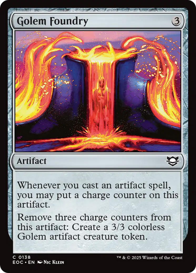 Golem Foundry [Edge of Eternities Commander] | Card Merchant Takapuna