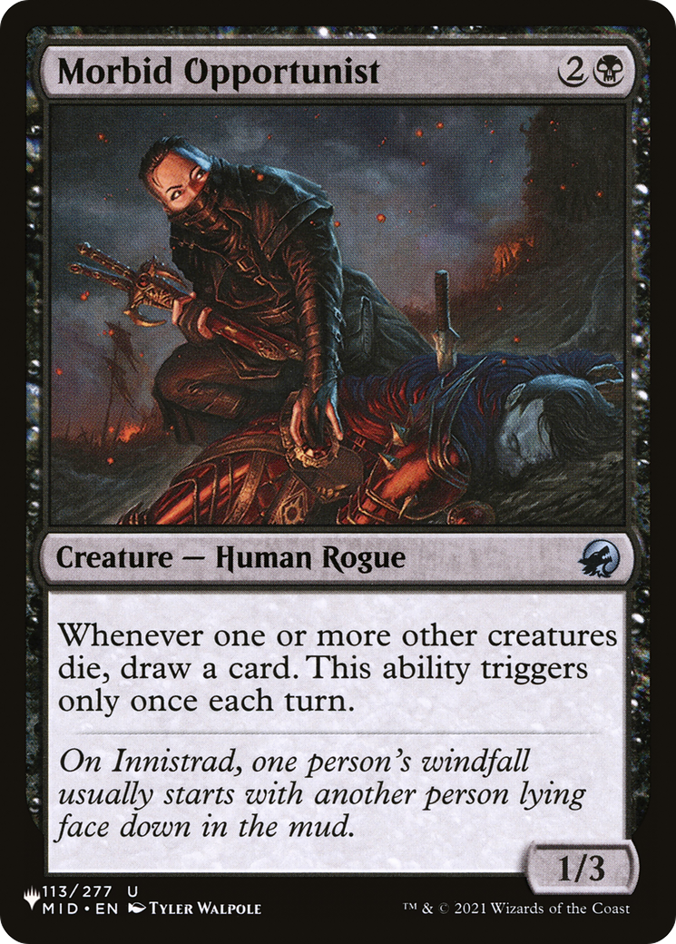 Morbid Opportunist [The List] | Card Merchant Takapuna