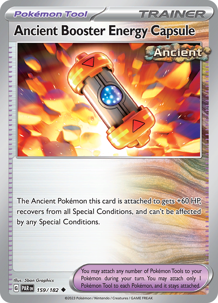 Ancient Booster Energy Capsule (159/182) [Scarlet & Violet: Paradox Rift] | Card Merchant Takapuna