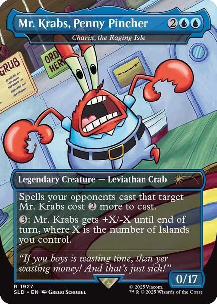 Mr. Krabs, Penny Pincher - Charix, the Raging Isle [Secret Lair Drop Series] | Card Merchant Takapuna