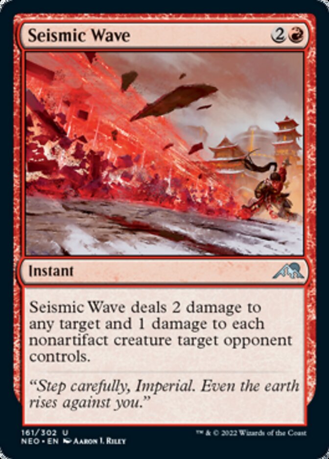 Seismic Wave [Kamigawa: Neon Dynasty] | Card Merchant Takapuna