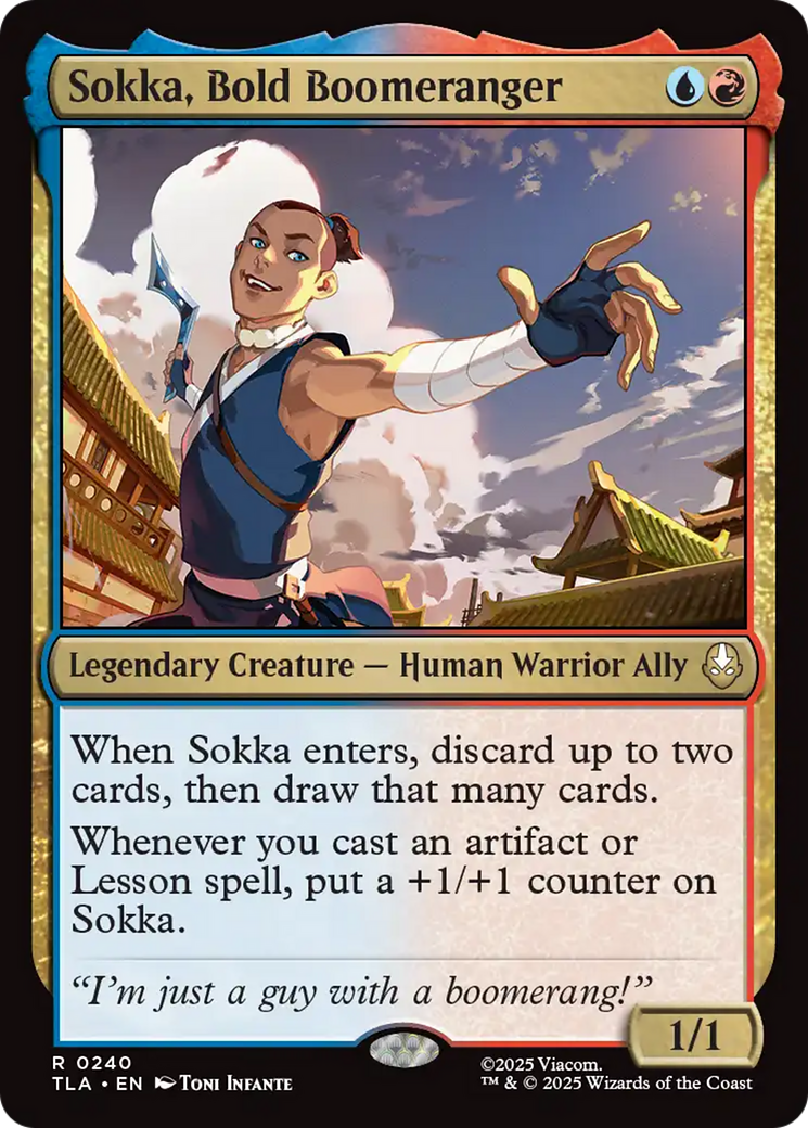 Sokka, Bold Boomeranger [Avatar: The Last Airbender] | Card Merchant Takapuna
