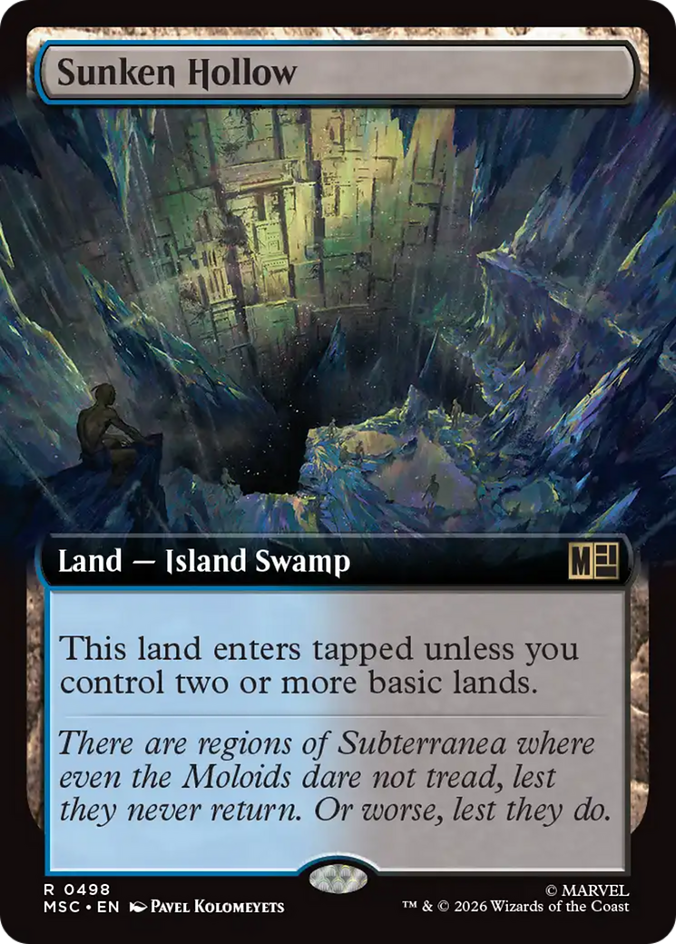 Sunken Hollow (Extended Art) [Marvel Super Heroes Commander] | Card Merchant Takapuna