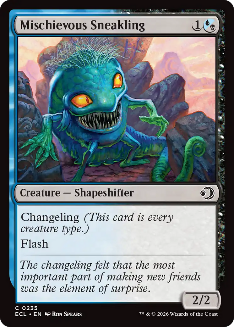 Mischievous Sneakling [Lorwyn Eclipsed] | Card Merchant Takapuna