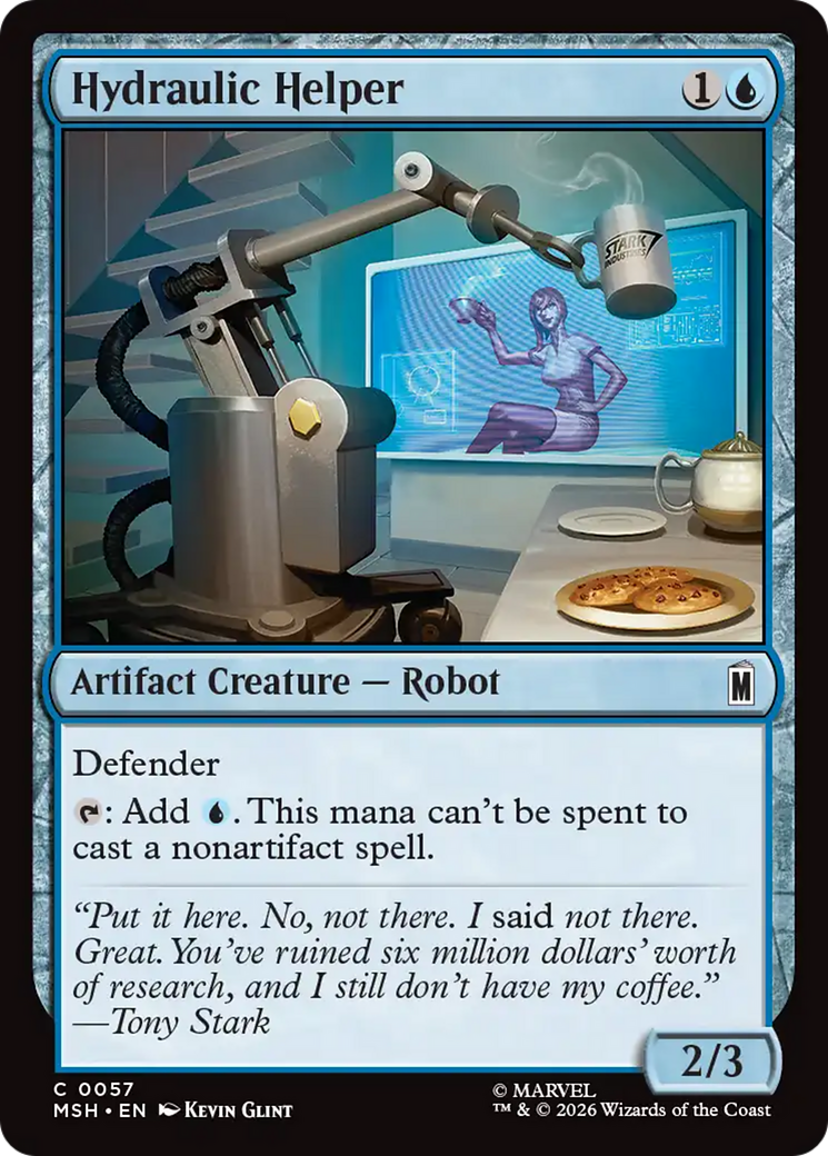 Hydraulic Helper [Marvel Super Heroes] | Card Merchant Takapuna
