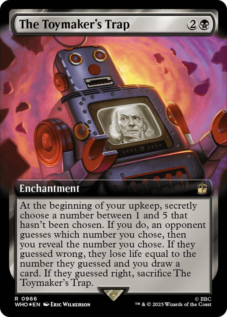 The Toymaker's Trap (Extended Art) (Surge Foil) [Doctor Who] | Card Merchant Takapuna