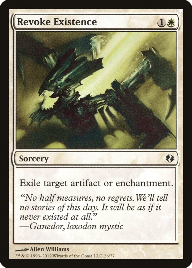 Revoke Existence [Duel Decks: Venser vs. Koth] | Card Merchant Takapuna