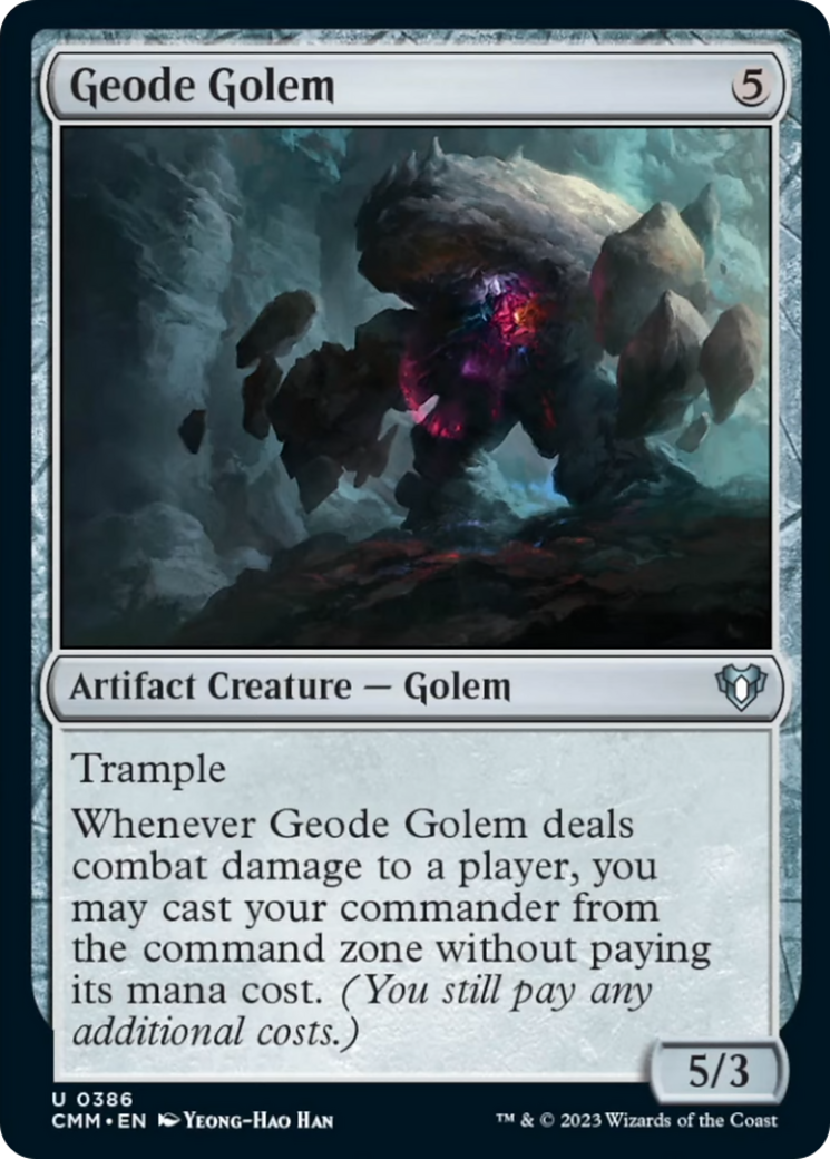Geode Golem [Commander Masters] | Card Merchant Takapuna