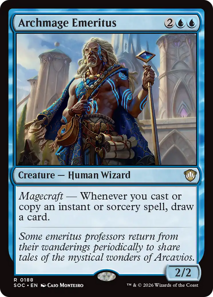 Archmage Emeritus [Secrets of Strixhaven Commander] | Card Merchant Takapuna