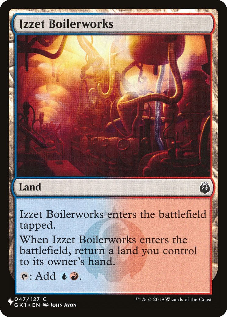 Izzet Boilerworks (GK1) [The List] | Card Merchant Takapuna