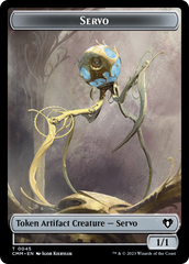 Soldier // Servo Double-Sided Token [Commander Masters Tokens] | Card Merchant Takapuna