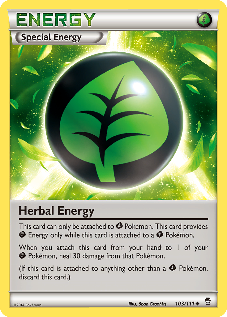 Herbal Energy (103/111) [XY: Furious Fists] | Card Merchant Takapuna