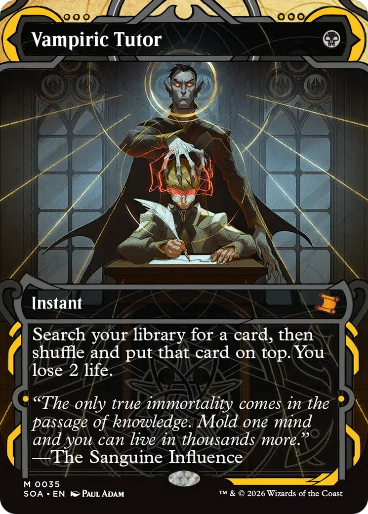 Vampiric Tutor [Secrets of Strixhaven: Mystical Archive] | Card Merchant Takapuna