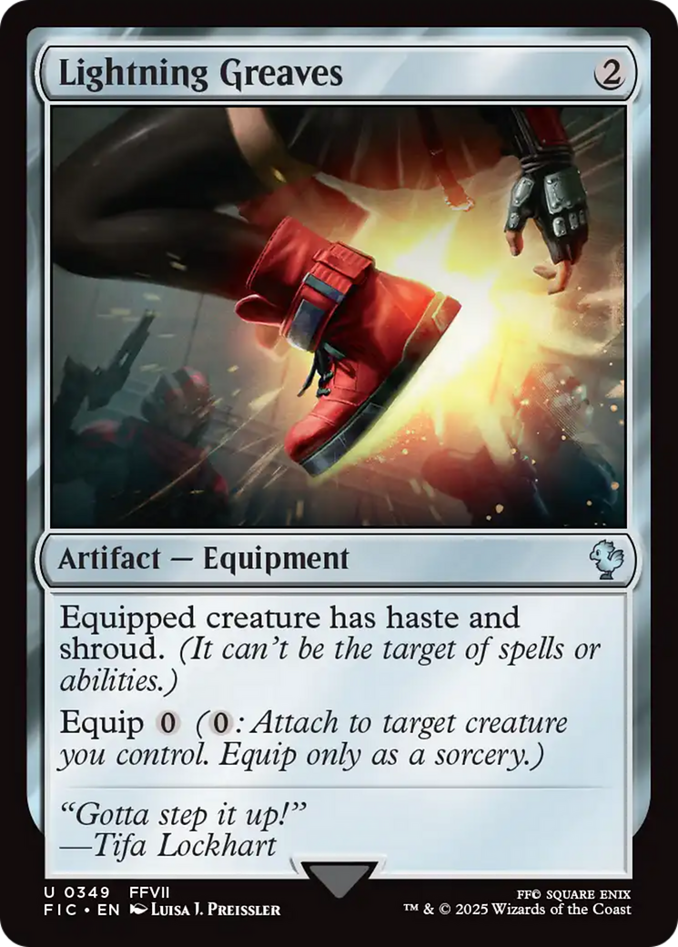 Lightning Greaves [FINAL FANTASY Commander] | Card Merchant Takapuna