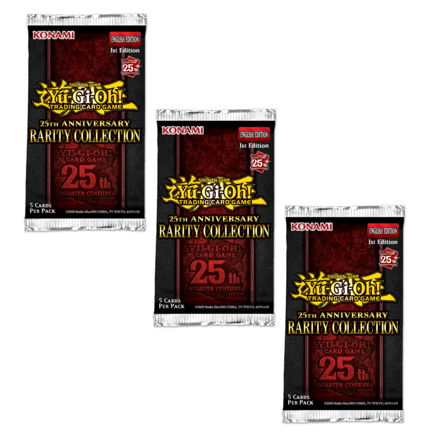 YGO Boxed Set - 25th Anniversary Rarity Collection 3-Pack Box (1st Edition) | Card Merchant Takapuna