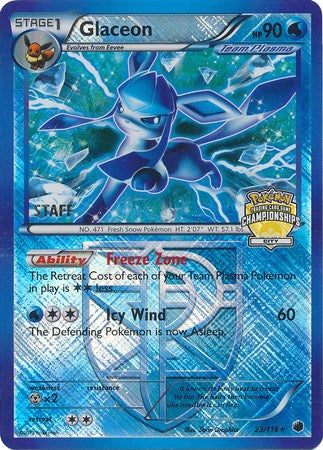 Glaceon (023/116) (City Championships) (Staff) [League & Championship Cards] | Card Merchant Takapuna