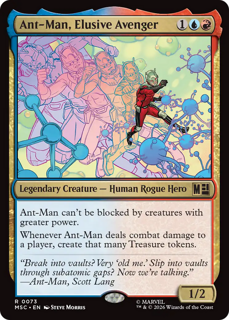 Ant-Man, Elusive Avenger (Surge Foil) [Marvel Super Heroes Commander] | Card Merchant Takapuna