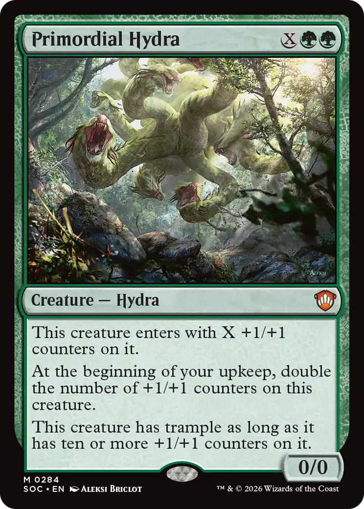 Primordial Hydra [Secrets of Strixhaven Commander] | Card Merchant Takapuna