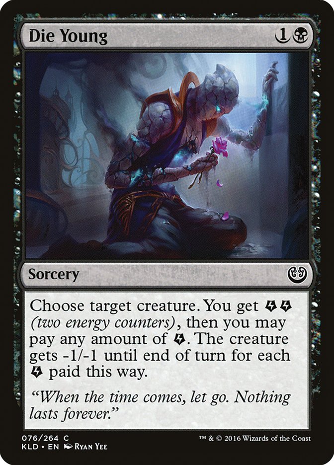 Die Young [Kaladesh] | Card Merchant Takapuna