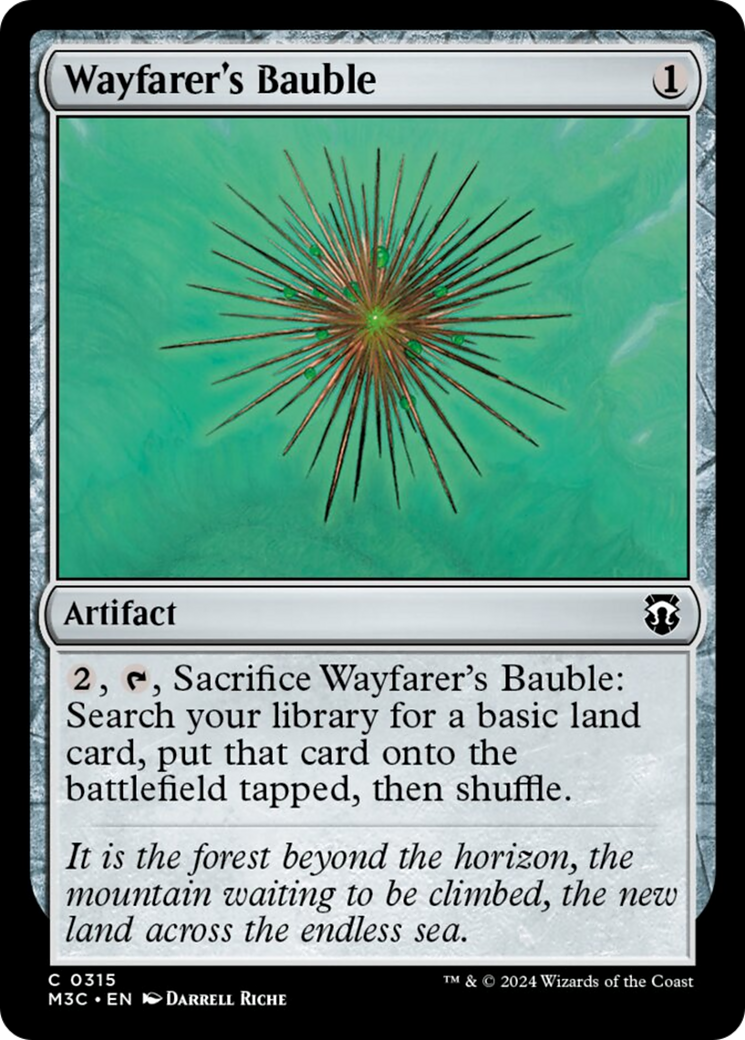 Wayfarer's Bauble (Ripple Foil) [Modern Horizons 3 Commander] | Card Merchant Takapuna