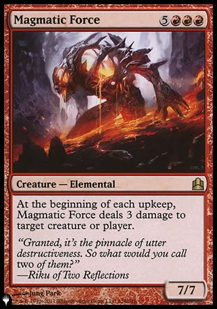Magmatic Force [The List] | Card Merchant Takapuna