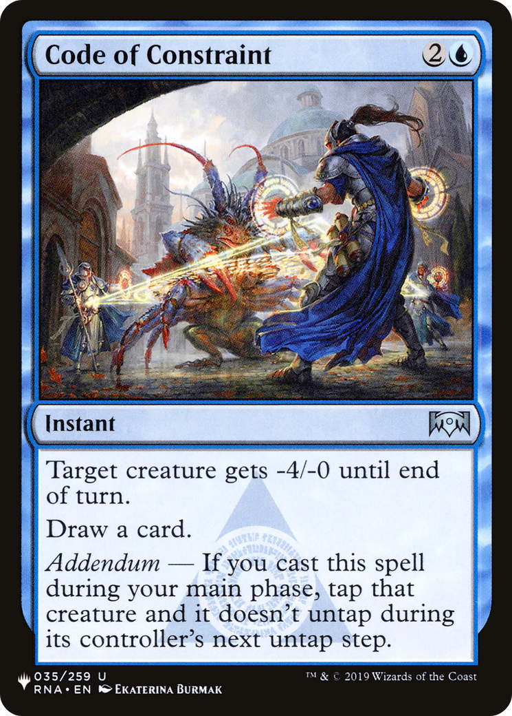 Code of Constraint [The List] | Card Merchant Takapuna