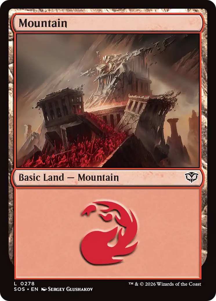 Mountain (0278) [Secrets of Strixhaven] | Card Merchant Takapuna