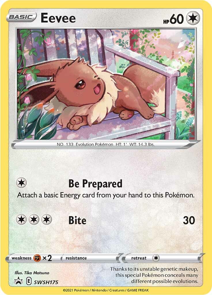 Eevee (SWSH175) [Sword & Shield: Black Star Promos] | Card Merchant Takapuna
