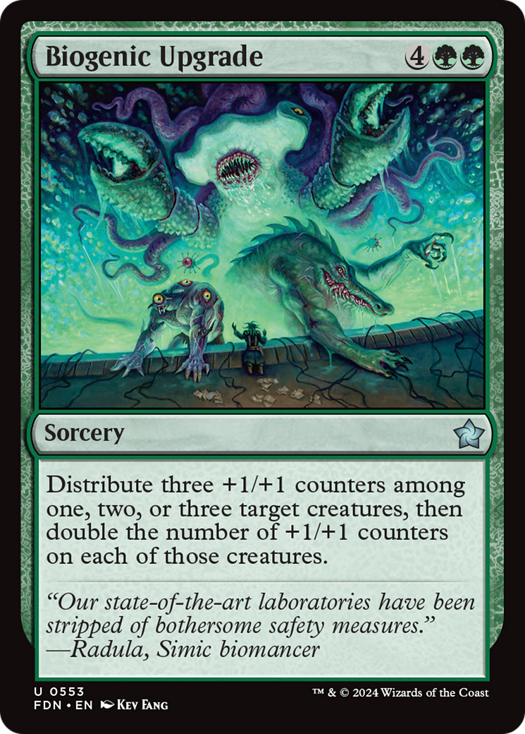 Biogenic Upgrade [Foundations] | Card Merchant Takapuna
