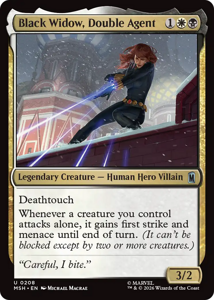 Black Widow, Double Agent [Marvel Super Heroes] | Card Merchant Takapuna