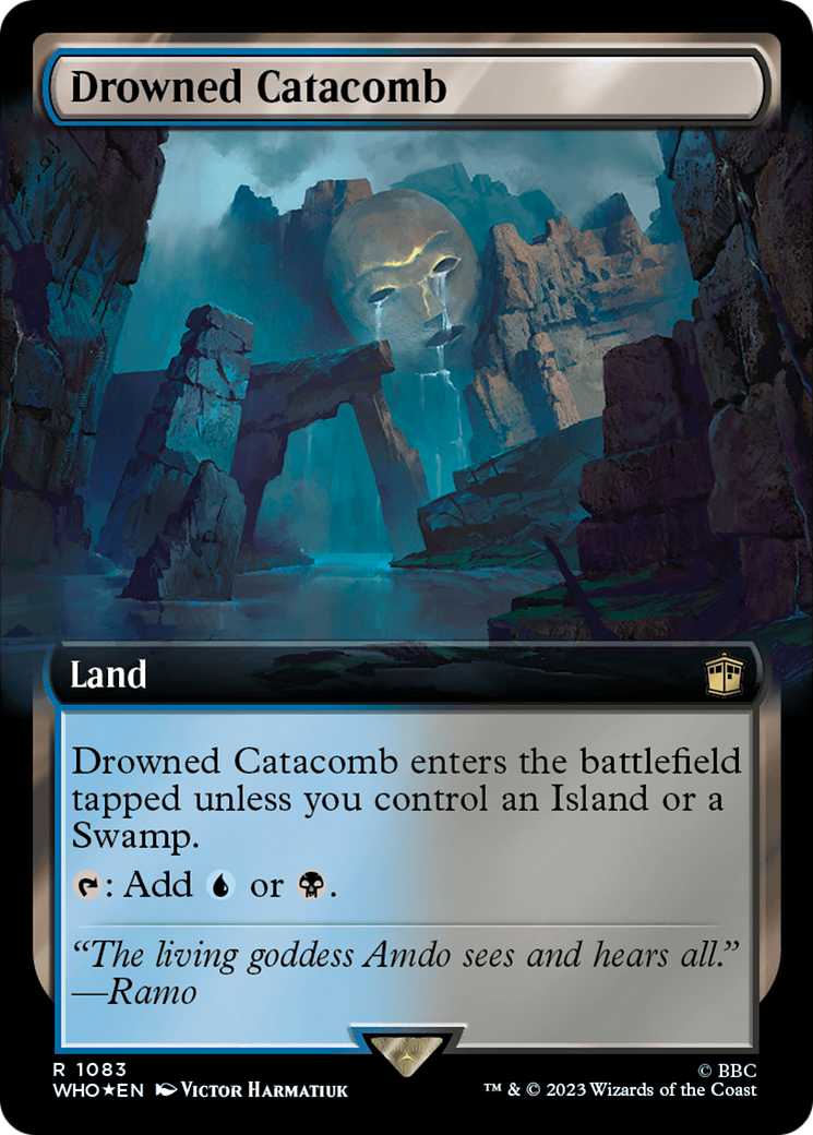 Drowned Catacomb (Extended Art) (Surge Foil) [Doctor Who] | Card Merchant Takapuna