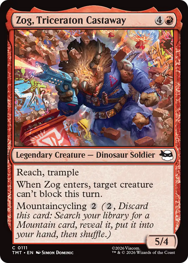 Zog, Triceraton Castaway [Teenage Mutant Ninja Turtles] | Card Merchant Takapuna