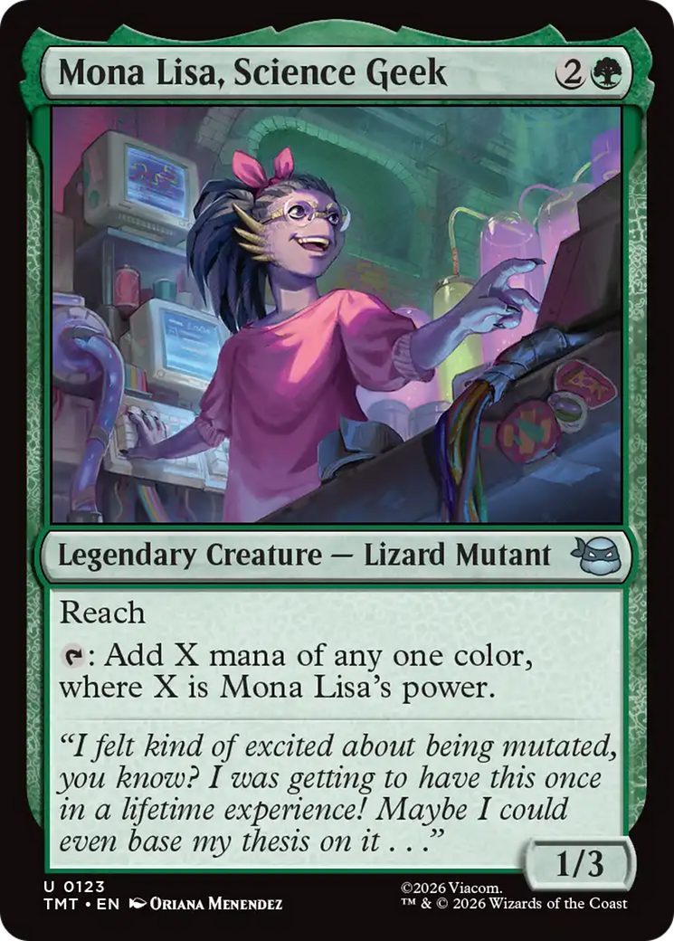 Mona Lisa, Science Geek [Teenage Mutant Ninja Turtles] | Card Merchant Takapuna