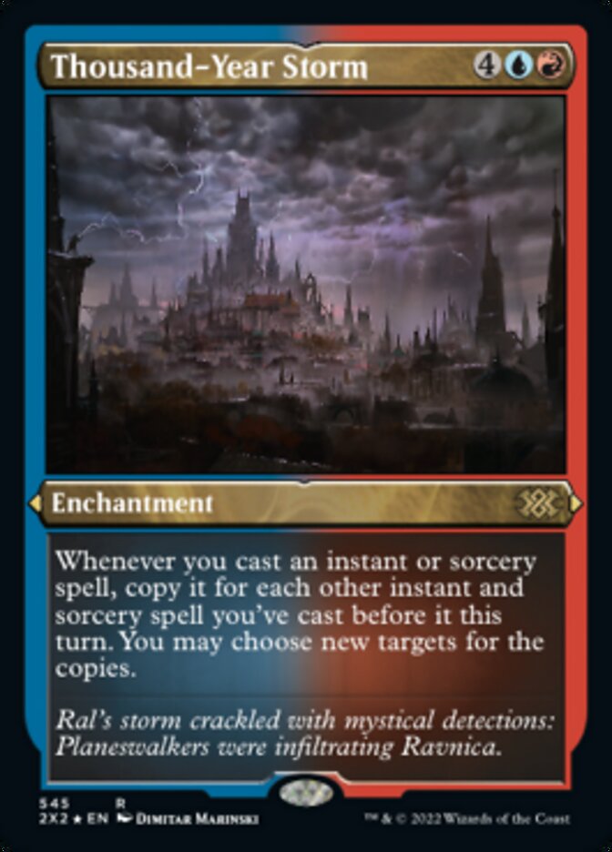 Thousand-Year Storm (Foil Etched) [Double Masters 2022] | Card Merchant Takapuna