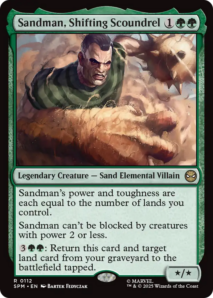 Sandman, Shifting Scoundrel [Marvel's Spider-Man] | Card Merchant Takapuna