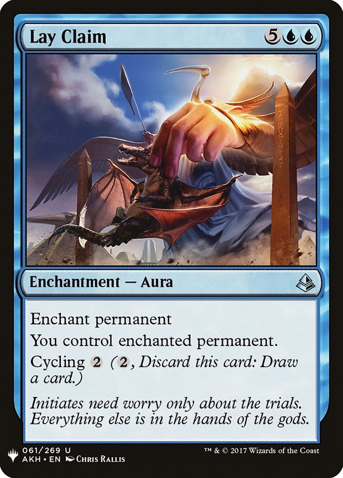 Lay Claim [Mystery Booster] | Card Merchant Takapuna