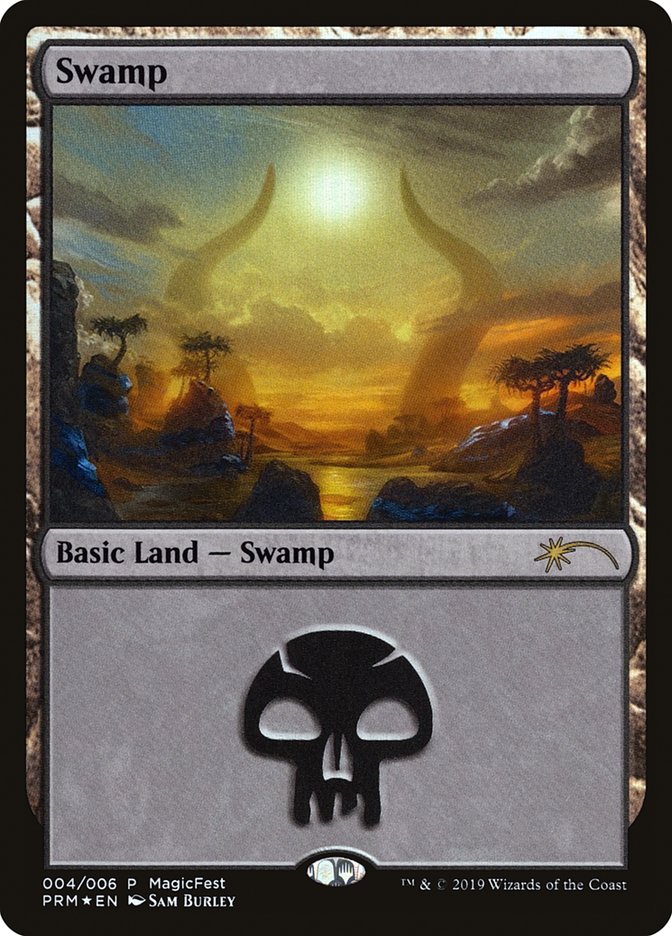 Swamp (4) [MagicFest 2019] | Card Merchant Takapuna
