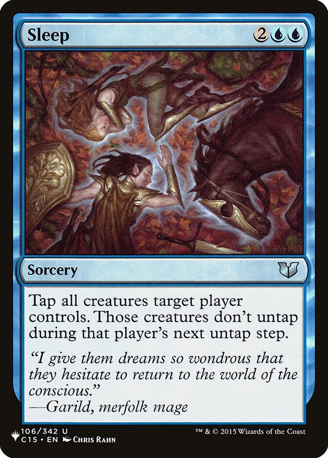Sleep [The List] | Card Merchant Takapuna